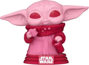STAR WARS SAN VALENTIN POP! STAR WARS VINYL FIGURA GROGU BABY YODA 9 CM