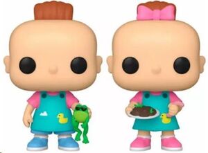 RUGRATS (2021) POP! ANIMATION VINYL FIGURA PHIL & LIL 9 CM