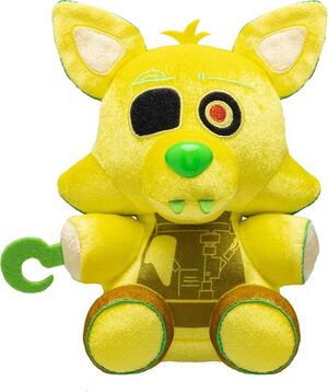 FIVE NIGHTS AT FREDDY'S PELUCHE RADIOACTIVE FOXY (INVERTED) 18 CM