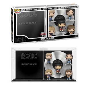 AC/DC PACK DE 5 FIGURAS POP! ALBUMS VINYL BACK IN BLACK 9 CM