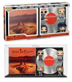 ALICE IN CHAINS PACK DE 4 FIGURAS POP! ALBUMS DLX VINYL DIRT 9 CM