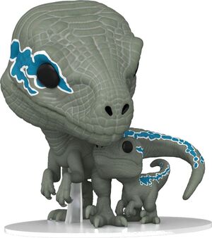 JURASSIC WORLD 3 FIGURA POP! MOVIES VINYL BLUE & BETA 9 CM