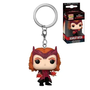 DOCTOR STRANGE EN EL MULTIVERSO DE LA LOCURA LLAVERO POCKET POP! VINYL SCARLET WITCH 4 CM