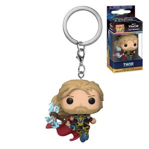 THOR: LOVE & THUNDER LLAVERO POCKET POP! VINYL THOR 4 CM