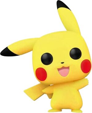 POKÉMON POP! GAMES VINYL FIGURA PIKACHU WAVING (FLOCKED) 9 CM