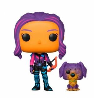 MARVEL POP! FIGURA 10 CM KATE BISHOP (WITH LUCKY THE PIZZA DOG) F-1212