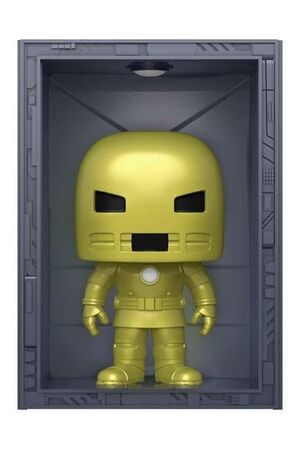 MARVEL POP! DELUXE VINYL FIGURA HALL OF ARMOR IRON MAN MODEL 1 PX EXCLUSIVE 9 CM