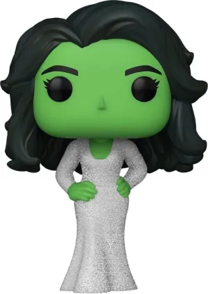 SHE-HULK POP! VINYL FIGURA SHE HULK EN TRAJE DE GALA 9 CM BRILLANTE