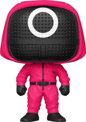 EL JUEGO DEL CALAMAR POP! TV VINYL FIGURA SOLDADO ROJO CON MASCARA (CÍRCULO) 9 CM