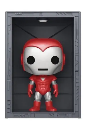 MARVEL POP! DELUXE VINYL FIGURA HALL OF ARMOR IRON MAN MODEL 8 SILVER CENTURION PX EXCLUSIVE 9 CM