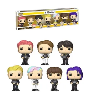 BTS PACK DE 7 FIGURAS POP! ROCKS VINYL BUTTER 9 CM