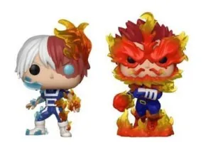 MY HERO ACADEMIA PACK DE 2 POP! VINYL FIGURAS ENDEAVOR & TODOROKI 9 CM