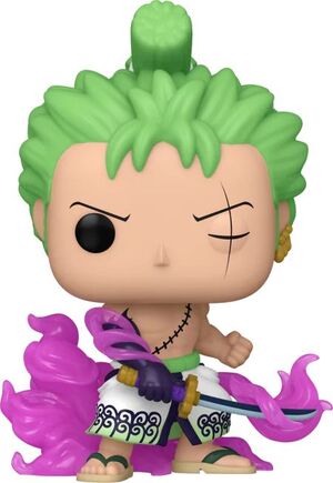 ONE PIECE FIGURA POP! ANIMATION VINYL ZORO (ENMA) 9 CM ED. ESPECIAL