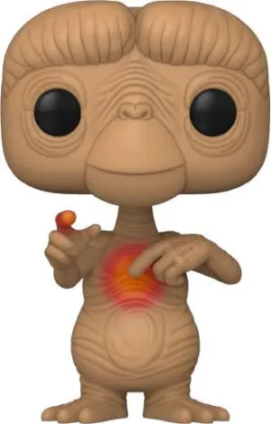 E.T. EL EXTRATERRESTRE 40TH ANNIVERSARY FIG 9 CM E.T. WITH GLOWING HEART POP! MOVIES F-1258