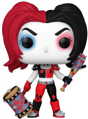 DC COMICS: HARLEY QUINN TAKEOVER FIGURA POP! HEROES VINYL HARLEY WITH WEAPONS 9 CM