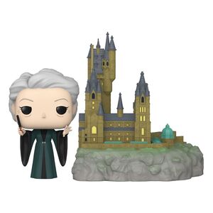 HARRY POTTER ANIVERSARIO DE LA CÁMARA SECRETA POP! TOWN VINYL FIGURA MINERVA CON HOGWARTS 9 CM