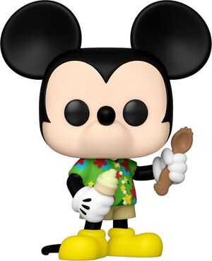 WALT DISNEY WORD 50TH ANNIVERSARY POP! DISNEY VINYL FIGURA ALOHA MICKEY MOUSE 9 CM