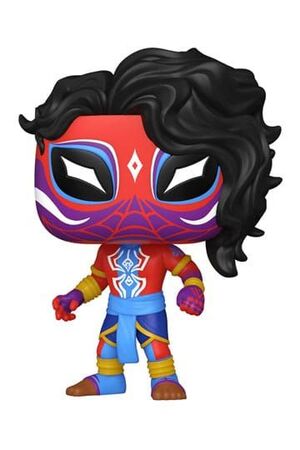 SPIDERMAN ACROSS THE SPIDER-VERSE FIGURA POP! MOVIES VINYL SPIDERMAN INDIA 9 CM