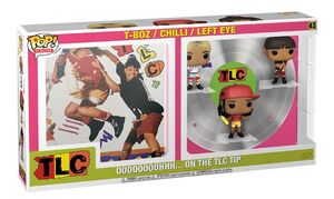 TLC PACK 3 FIGURAS 9 CM OOOH ON THE TLC TIP VINYL POP! ALBUMS F-43