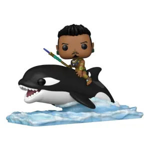 BLACK PANTHER: WAKANDA FOREVER POP! RIDES SUPER DELUXE VINYL FIGURA NAMOR CON ORCA 15 CM