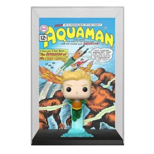 DC COMICS POP! COMIC COVER VINYL FIGURA AQUAMAN 9 CM
