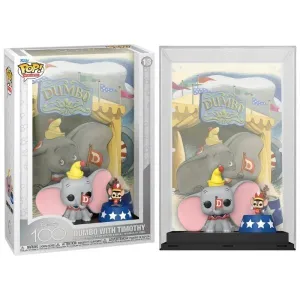 DISNEY'S 100TH ANNIVERSARY POP! MOVIE POSTER + FIG 9 CM DUMBO WITH TIMOTHY F-13