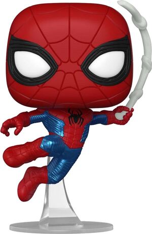 SPIDERMAN NO WAY HOME FIGURA POP! MARVEL VINYL SPIDERMAN CON TRAJE FINAL 9 CM