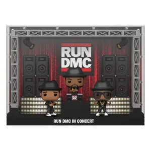 RUN DMC PACK DE 3 POP MOMENTS DELUXE VINYL FIGURAS WEMBLEY STADIUM