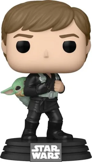 STAR WARS EL LIBRO DE BOBA FETT FIGURA POP! TV VINYL LUKE (TRNG) 9 CM