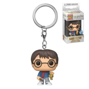 HARRY POTTER Y LA CÁMARA SECRETA ANIVERSARIO LLAVERO POCKET POP! VINYL HARRY 4 CM