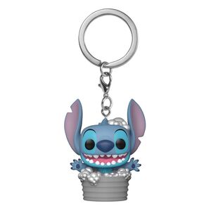 LILO & STITCH LLAVERO 4 CM STITCH IN BATHTUB POCKET POP! DISNEY