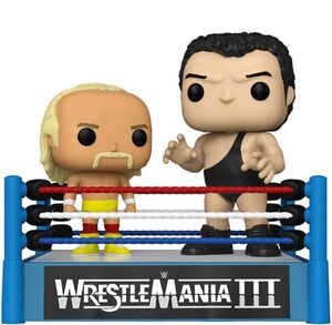 WWE POP! MOMENT VINYL FIGURAS HULK VS ANDRE THE GIANT 9 CM