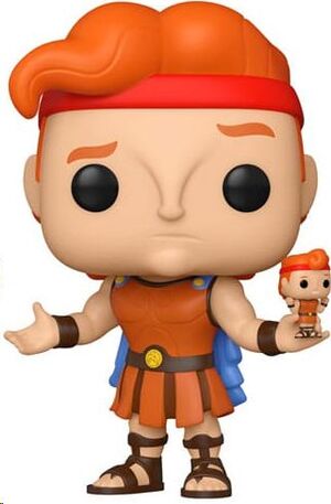 HÉRCULES POP! DISNEY VINYL FIGURA ERCULES W/ ACTION FIGURE 9 CM