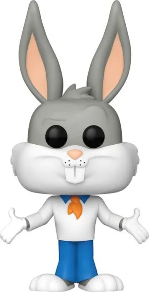 WARNER BROSS 100TH: LOONEY TUNES X SCOOBY DOO FIGURA 9 CM BUGS BUNNY AS FRED JONES POP! ANIMATION F-1239