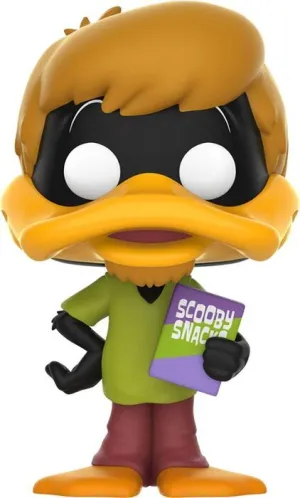 WARNER BROSS 100TH: LOONEY TUNES X SCOOBY DOO POP! ANIMATION VINYL FIGURA DAFFY AS SHAGGY 9 CM