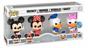 MICKEY MOUSE POP! PACK 4 FIG 10 CM DISNEY 100