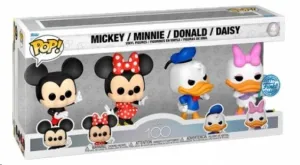 MICKEY MOUSE POP! PACK 4 FIG 10 CM DISNEY 100