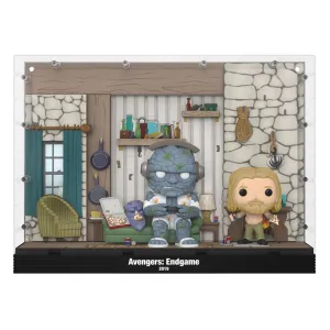 VENGADORES ENDGAME PACK DE 2 POP MOMENTS DELUXE VINYL FIGURAS THOR'S HOUSE 9 CM