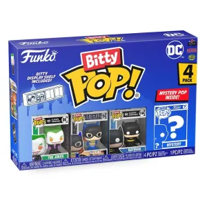 DC PACK DE 4 FIGURAS BITTY POP! VINYL THE JOKER 2,5 CM