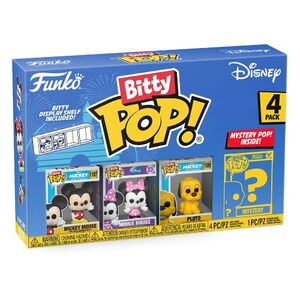 DISNEY PACK DE 4 FIGURAS BITTY POP! VINYL MICKEY 2,5 CM