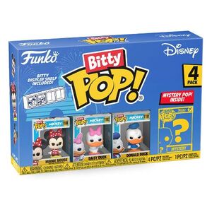 DISNEY PACK DE 4 FIGURAS BITTY POP! VINYL MINNIE 2,5 CM