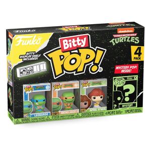 LAS TORTUGAS NINJA PACK DE 4 FIGURAS BITTY POP! VINYL LEONARDO 2,5 CM