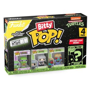 LAS TORTUGAS NINJA PACK DE 4 FIGURAS BITTY POP! VINLY DONATELLO 2,5 CM