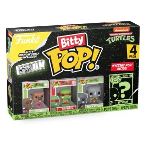 LAS TORTUGAS NINJA PACK 4 FIGURAS BITTY POP! VINYL SPLINTER 2,5 CM