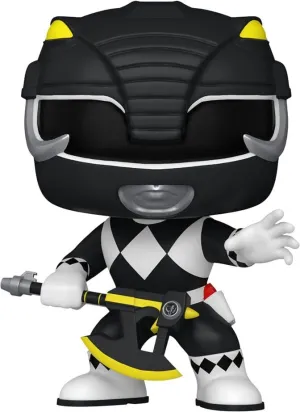 POWER RANGERS 30TH FIGURA POP! TV VINYL BLACK RANGER 9 CM