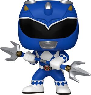 POWER RANGERS 30TH FIGURA POP! TV VINYL BLUE RANGER 9 CM