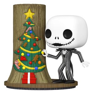 PESADILLA ANTES DE NAVIDAD 30TH POP! DELUXE VINYL FIGURA JACK W/C.TOWN DOOR 9 CM