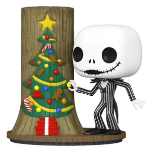 PESADILLA ANTES DE NAVIDAD 30TH POP! DELUXE VINYL FIGURA JACK W/C.TOWN DOOR 9 CM