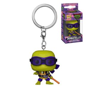 TORTUGAS NINJA CAOS MUTANTE LLAVERO POCKET POP! VINYL DONATELLO 4 CM