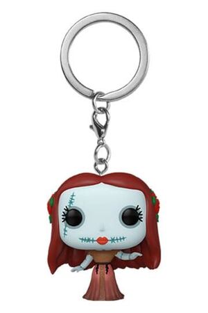 PESADILLA ANTES DE NAVIDAD 30TH LLAVEROS POCKET POP! VINYL FORMAL SALLY 4 CM